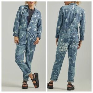 Lee Women's Denim Splatter Union-Alls Coverall